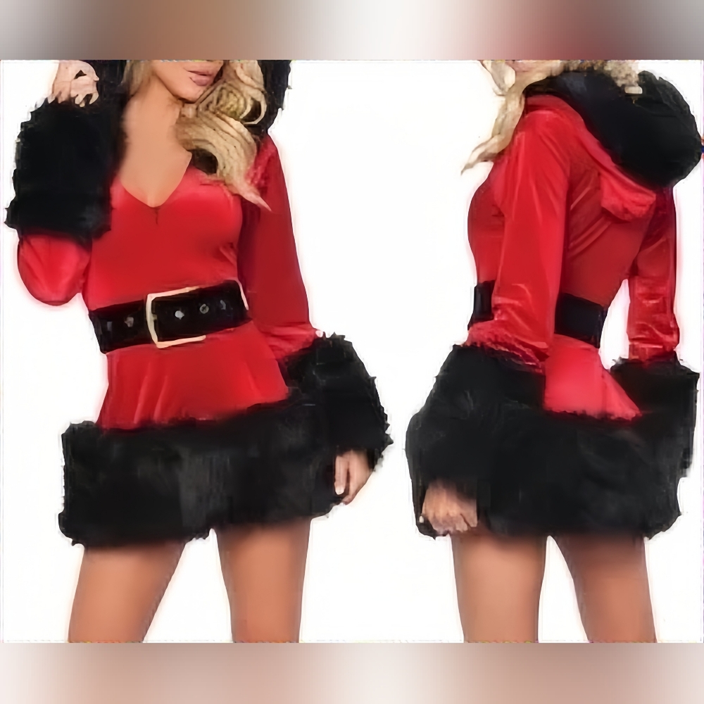 New women's Santa Claus Costume
